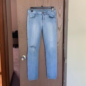 Denim skinny jeans